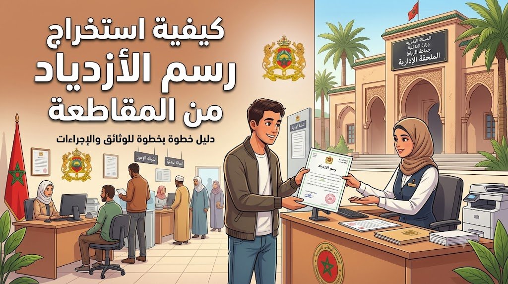 كيفية استخراج رسم الازدياد من المقاطعة 2026