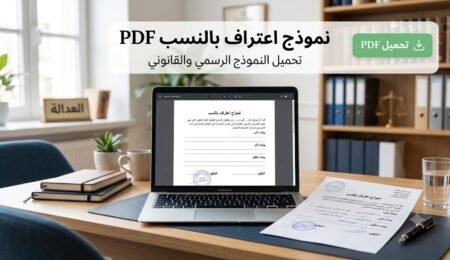 نمودج اعتراف بالنسب PDF