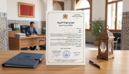 تحميل نموذج شهادة العزوبة بعد الزواج بصيغة pdf او word