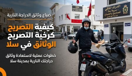 نموذج تصريح بضياع وثائق دراجة نارية PDF جاهز للتحميل 2026