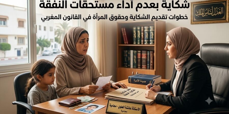 شكاية بعدم أداء مستحقات النفقة pdf جاهز للتحميل 2026