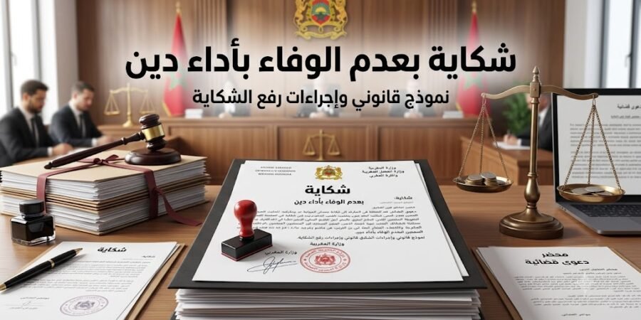 نموذج شكاية بعدم الوفاء بأداء دين جاهز للتحميل pdf