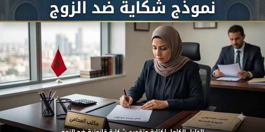 نموذج شكاية ضد الزوج بالسب والشتم وتشويه