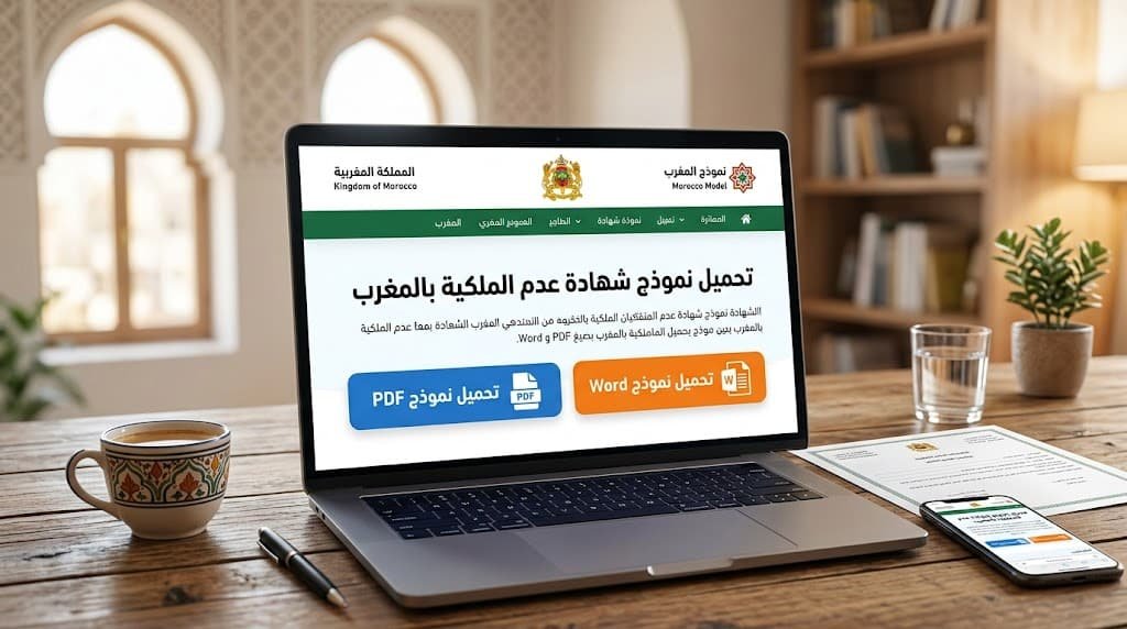 تحميل نموذج شهادة عدم الملكية بالمغرب
