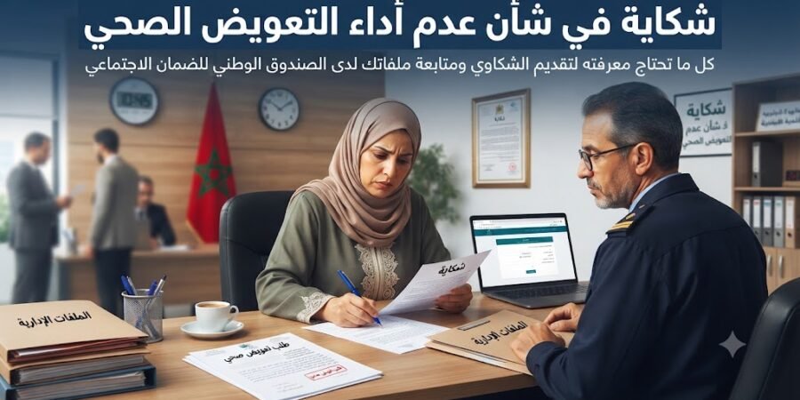 صياغة شكاية في شأن عدم أداء التعويض الصحي