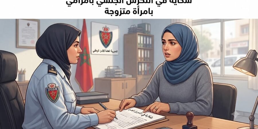 شكاية في شان التحرش الجنسي بامرأة