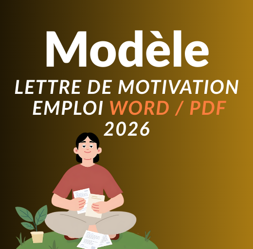 Lettre de motivation emploi France Word 2026 (Modèle gratuit à télécharger)