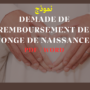 remboursement de conge de naissance pdf
