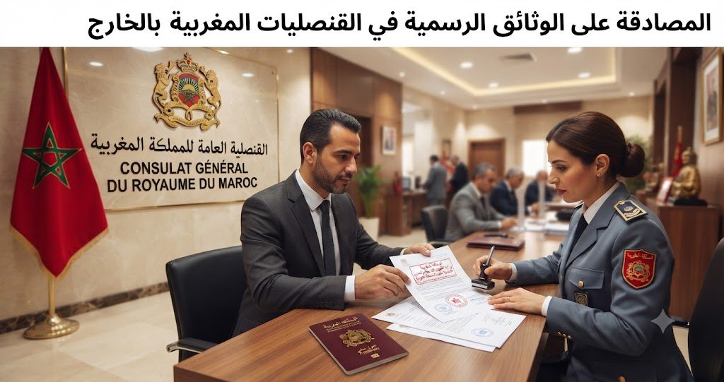 دليل المصادقة على الوثائق الرسمية في القنصليات المغربية بالخارج دليل المصادقة على الوثائق الرسمية في القنصليات المغربية بالخارج