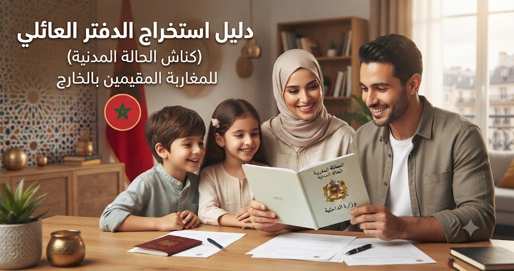 الدفتر العائلي (كناش الحالة المدنية) للمغاربة المقيمين بالخارج