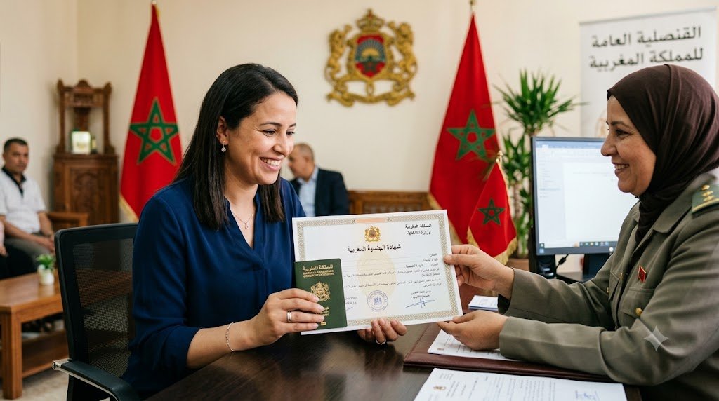 الحصول على شهادة الجنسية للمغاربة المقيمين بالخارج