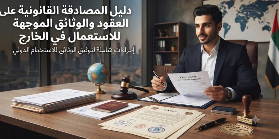 دليل المصادقة القانونية على العقود والوثائق الموجهة للاستعمال في الخارج