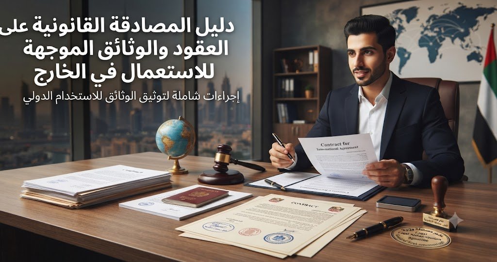 دليل المصادقة القانونية على العقود والوثائق الموجهة للاستعمال في الخارج