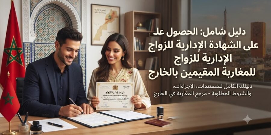 طريقة الحصول على الشهادة الإدارية للزواج للمغاربة المقيمين بالخارج