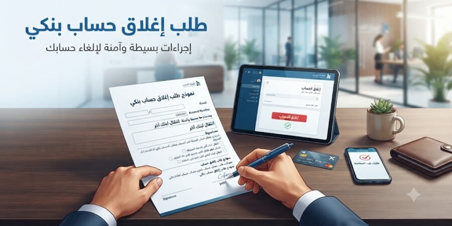 طلب إغلاق حساب بنكي بشكل صحيح