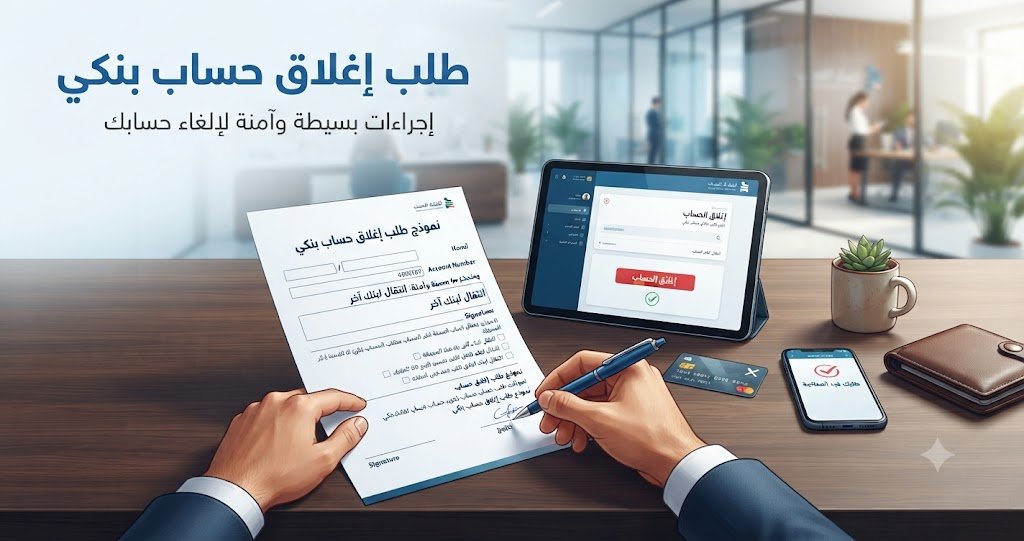 طلب إغلاق حساب بنكي بشكل صحيح