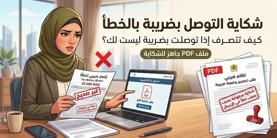شكاية توصل بضريبة بالخطأ PDF شكاية توصل بضريبة بالخطأ PDF